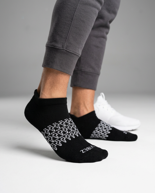 Men's Solid Ankle Multi-Color Socks - 4 Pack