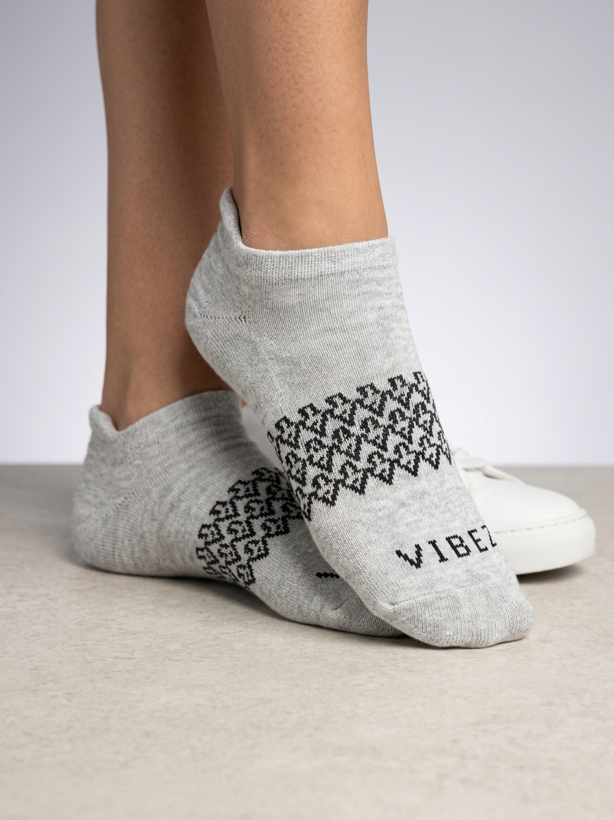 Women's Solid Ankle Multi-Color Socks - 4 Pack